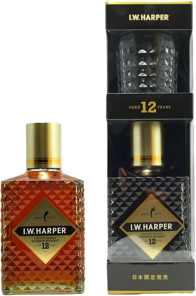 Amazon.co.jp: I．W．ハーパー 12年 43度 ギフトボックス 2025