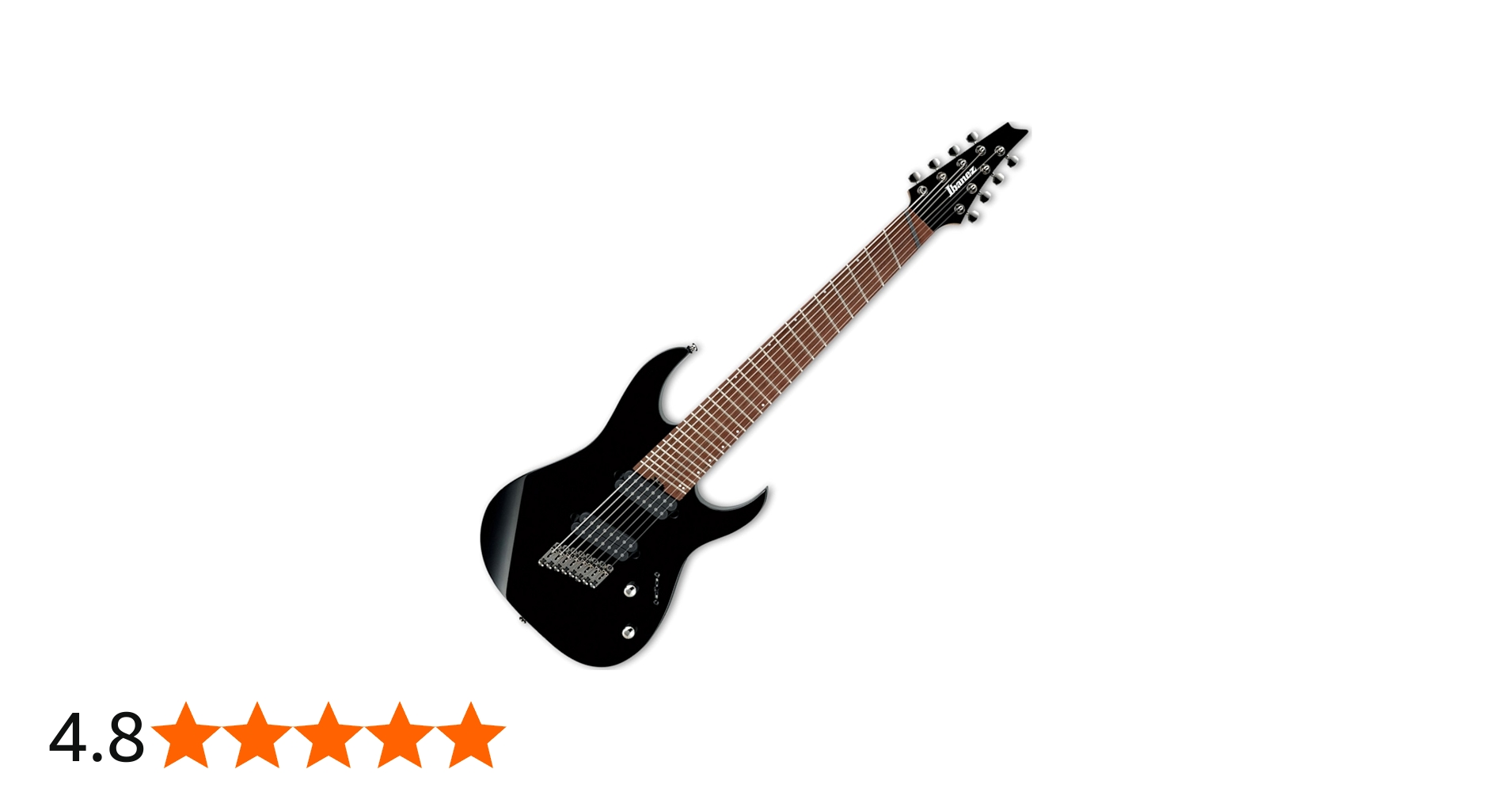 Amazon | Ibanez RGMS8/BK 8弦エレキギター アイバニーズ | エレキ