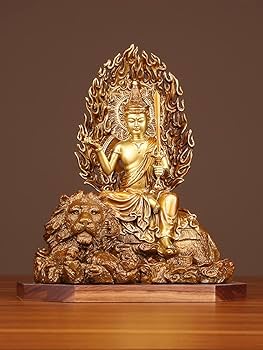 Amazon｜仏像 釈迦三尊【文殊菩薩・釈迦如来・普賢菩薩】 3点セット