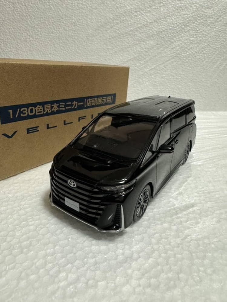 トヨタ 新型ヴェルファイア ミニカー カラーサンプル ブラック 黒