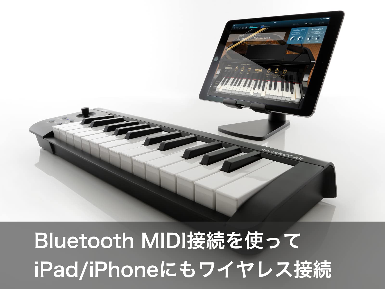 Amazon | KORG （コルグ） ワイヤレス MIDI キーボード コントローラー