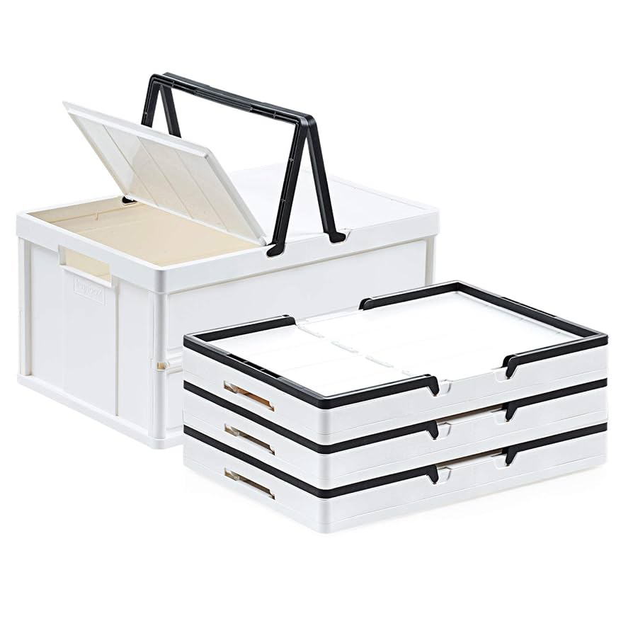 ANA（全日空）オリジナル折りたたみコンテナー ホワイト ブラック