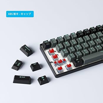 Amazon | ゲーミングキーボード メカニカル式 赤軸を採用 61キー Type