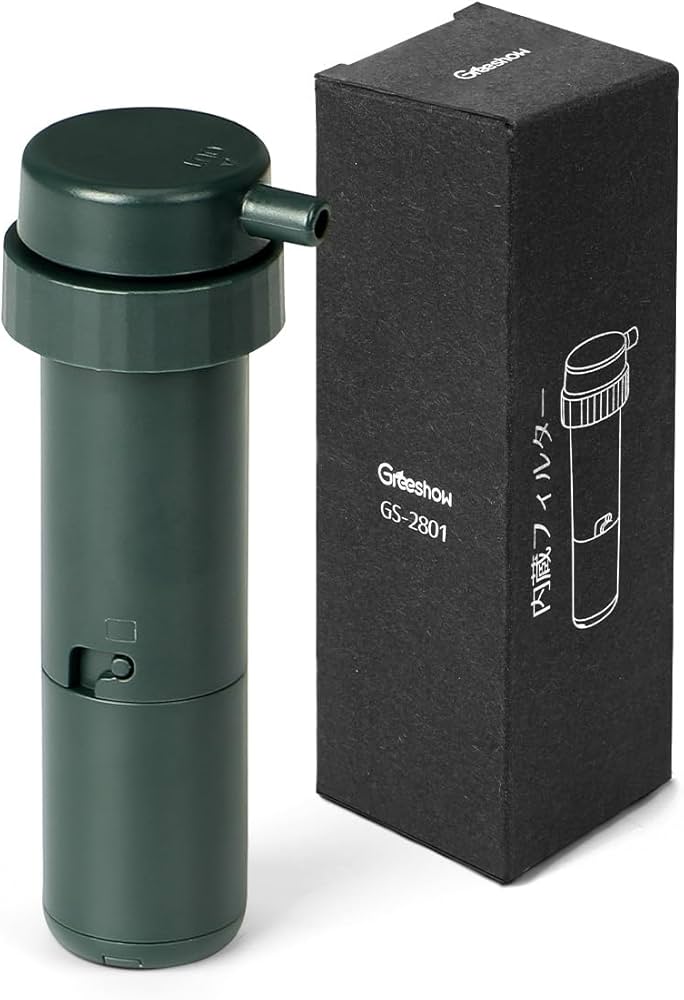 Amazon.co.jp: Greeshow 携帯浄水器 GS-2801 浄水器交換用内蔵