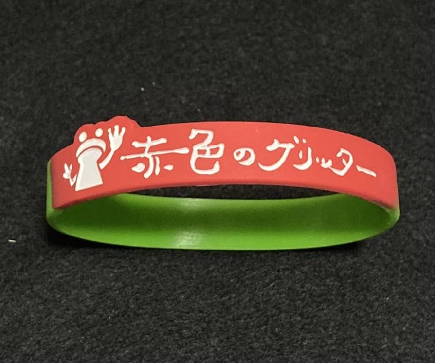 Mrs.GREEN APPLE ラバーバンド 赤色のグリッター 対バン Mrs.GREEN