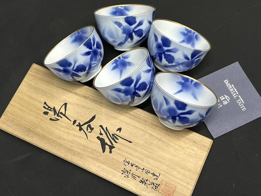 茶碗 風船カズラ】久光 紙箱 茶碗 風船カズラ】久光 紙箱