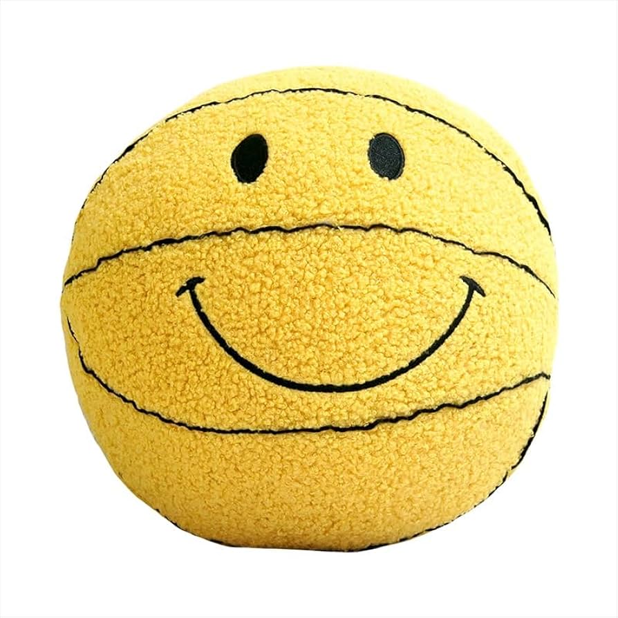 Amazon｜スマイルクッション スマイリー バスケットボール スマイル に