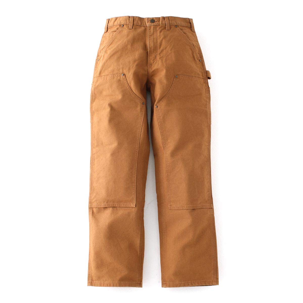 USA製 USA製 カーハート ダークブラウン B136 W34L32 ダブルニー