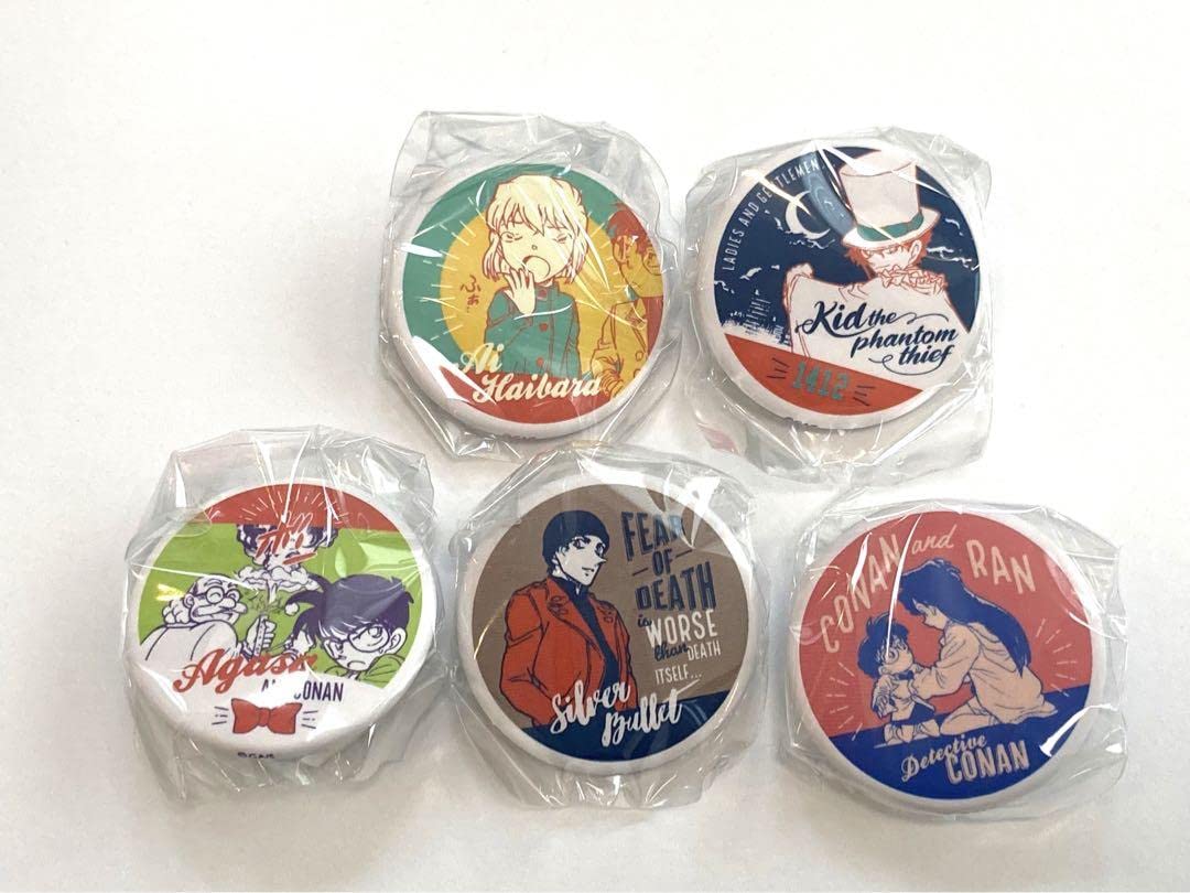 名探偵コナン 鳥取限定 青山剛昌ふるさと館 缶バッジ キッド＆コナン