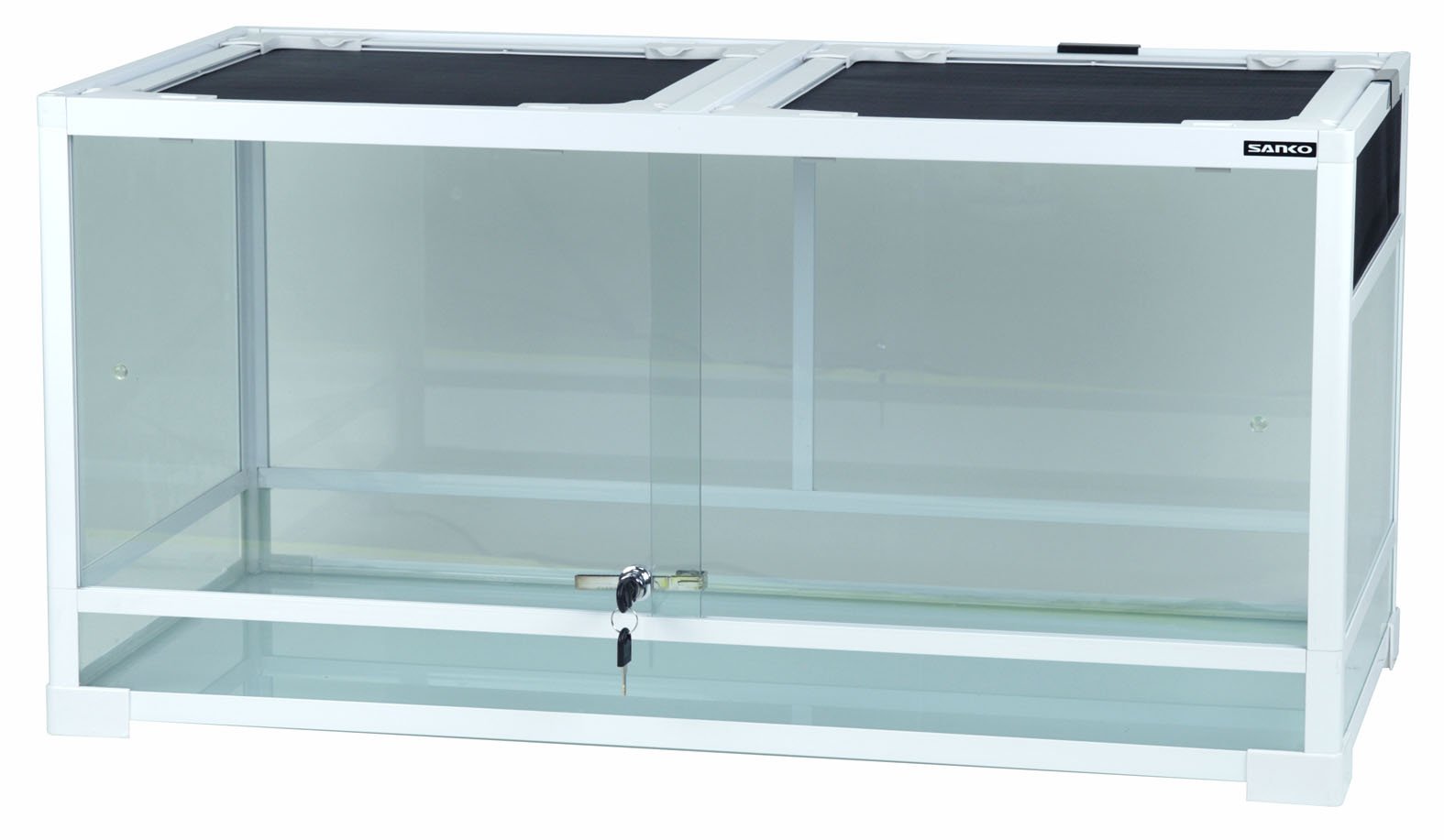 爬虫類飼育ガラスケージ 公式 パンテオンホワイト6035 SANKO】三晃商会