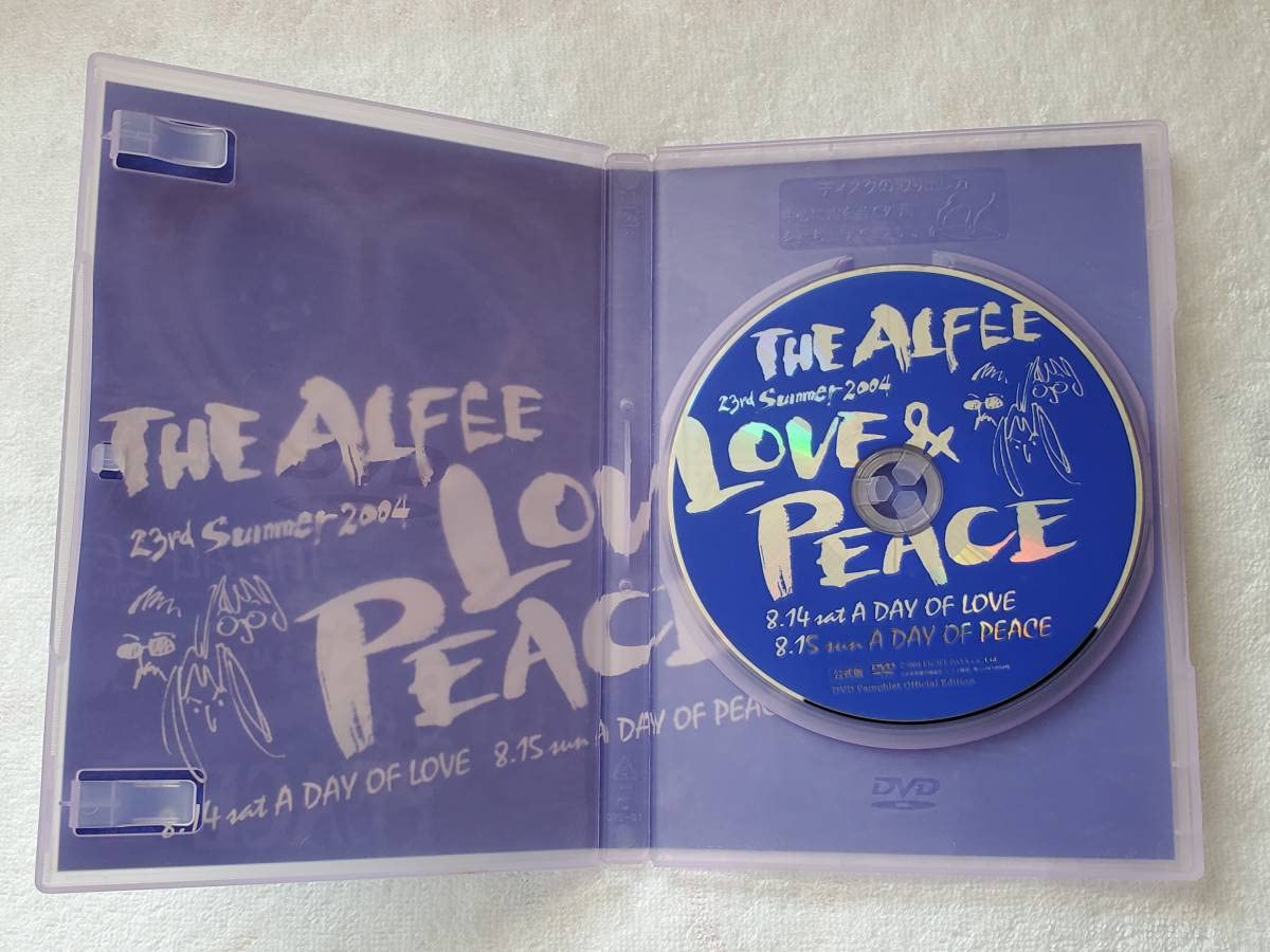 □DVDアルフィー○THE ALFEE 23rd Summer 2004 LOVE&PEACE 公式版