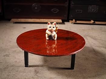 昭和レトロ ちゃぶ台 アンティーク家具 折りたたみ丸テーブル 公式