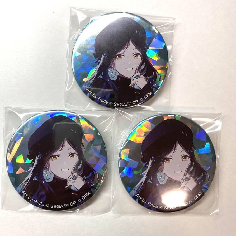 ꒰ プロセカ ꒱ 白石杏 グリ缶 41A グリッター缶バッジ イベント