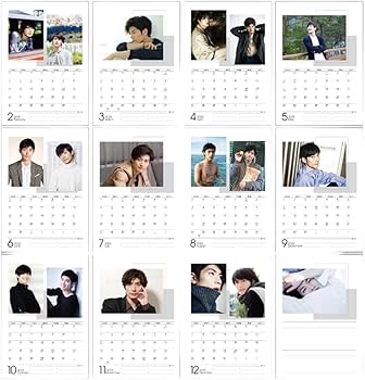 Amazon | 三浦春馬 週 カレンダー 2026年 卓上カレンダー スケジュール