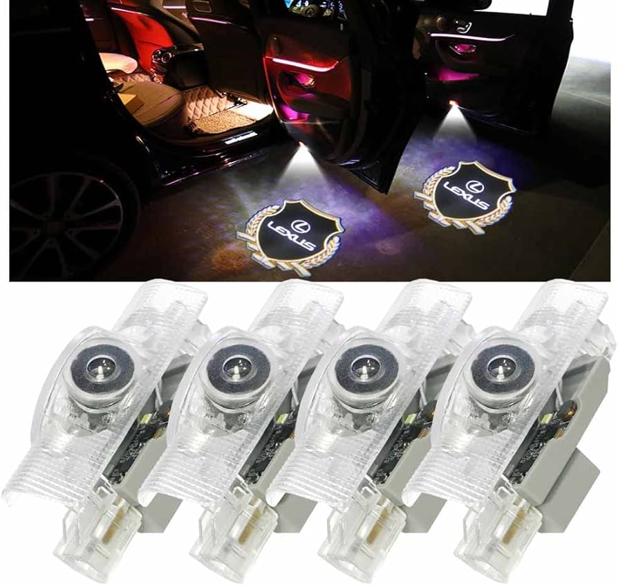 Amazon | Minile レクサス用カーテシランプ ロゴ 4個セット工具付 ドア