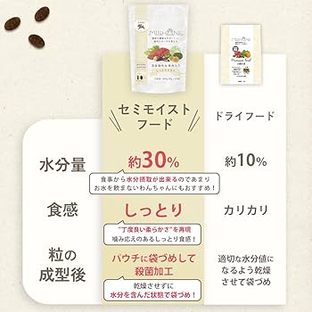 Amazon.co.jp: ミシュワン セミモイストドッグフード 全年齢用(国産