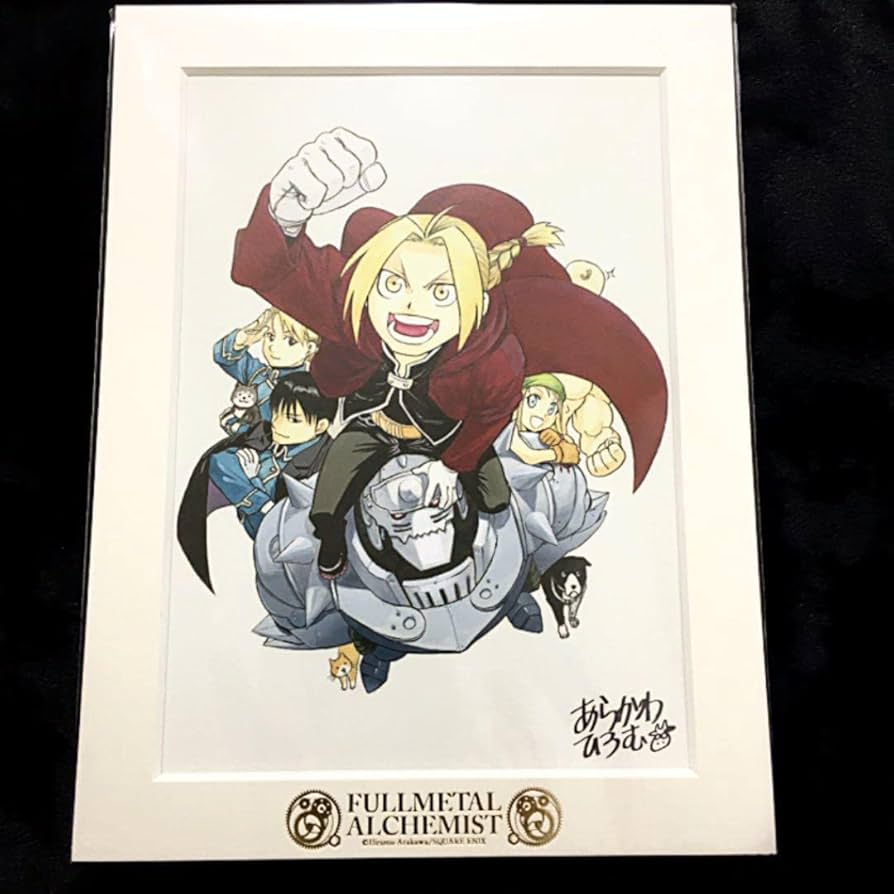 美品、未開封】鋼の錬金術師 複製原画 キャラファイングラフ 美品、未