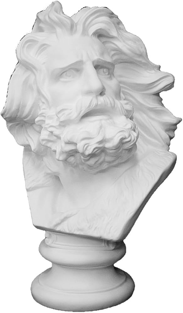 Amazon.co.jp: 石膏像 K－133 ひげの男胸像 H．61cm : ホーム