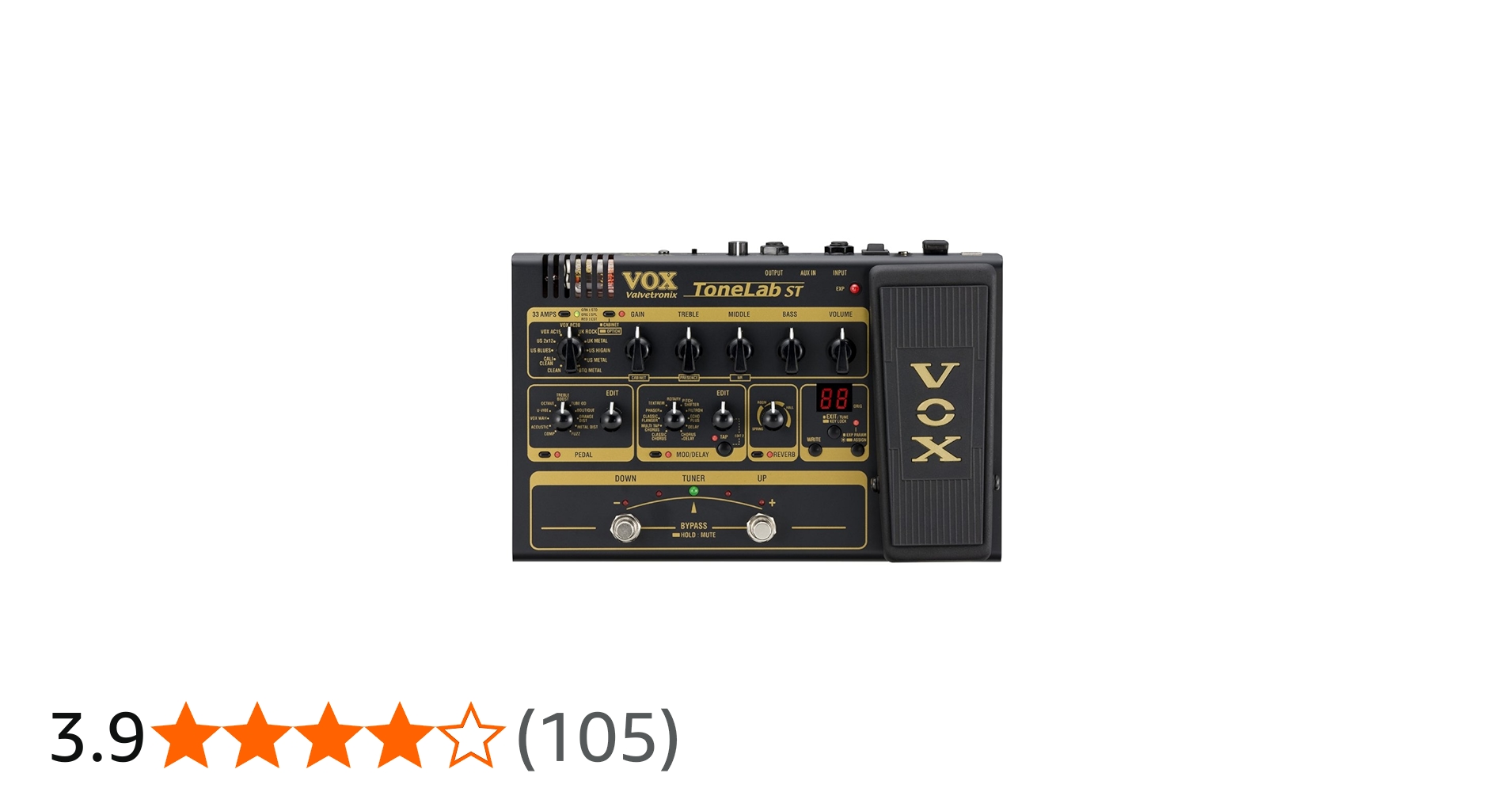 Amazon.co.jp: VOX ヴォックス 真空管搭載 マルチ・エフェクター Tone