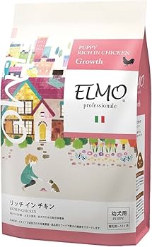 Amazon.co.jp: 【幼犬 子犬用 イタリア製ドッグフード 3kg】ELMO