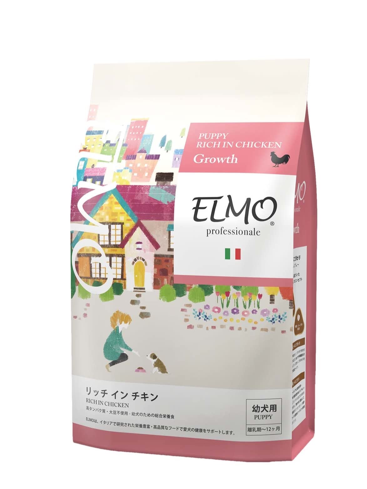 お得！】9Kg ELMO ドッグフード リッチイン チキン 成犬用3Kg 3袋 ELMO