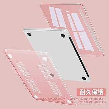 Amazon.co.jp: CISSOOK MacBook Air 13.6 2024 2025 ピンク ケース