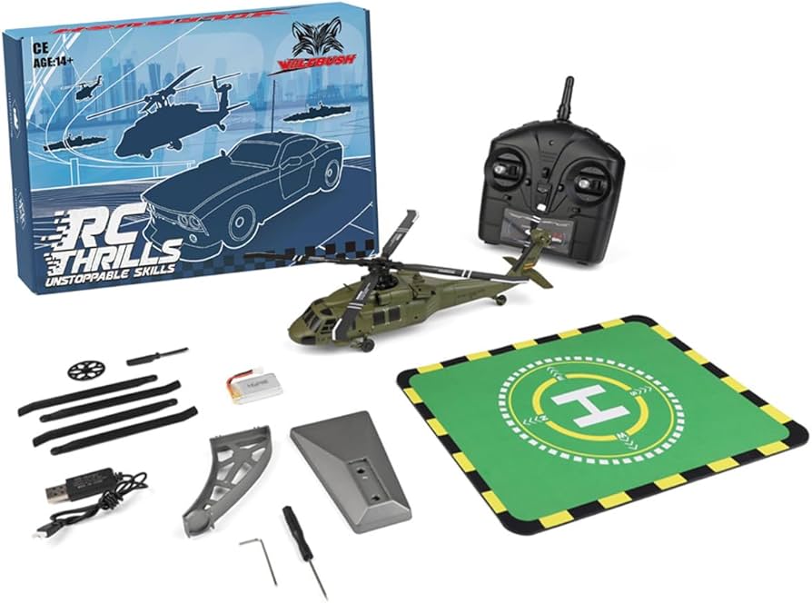 Amazon.com: PrecisionX WL K170 Black Hawk UH-60L 170 Size 2.4G 4CH