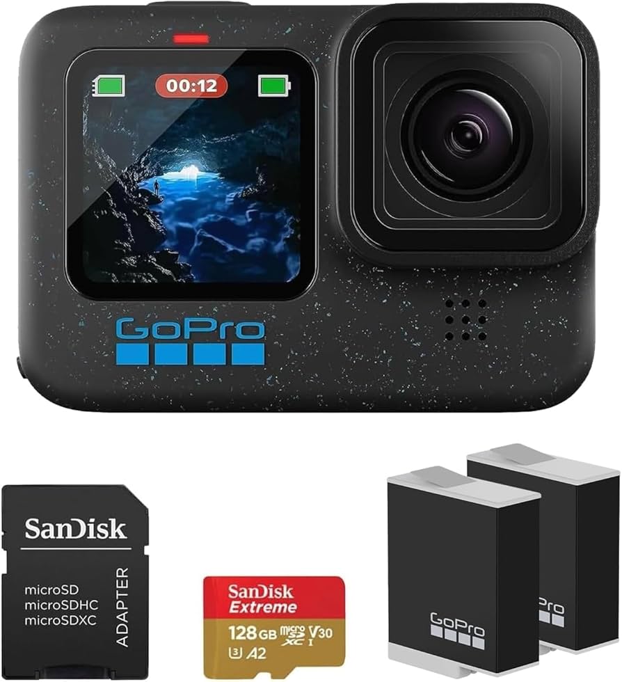 Amazon.com : GoPro HERO12 Black 4K Camera with Hypersmooth