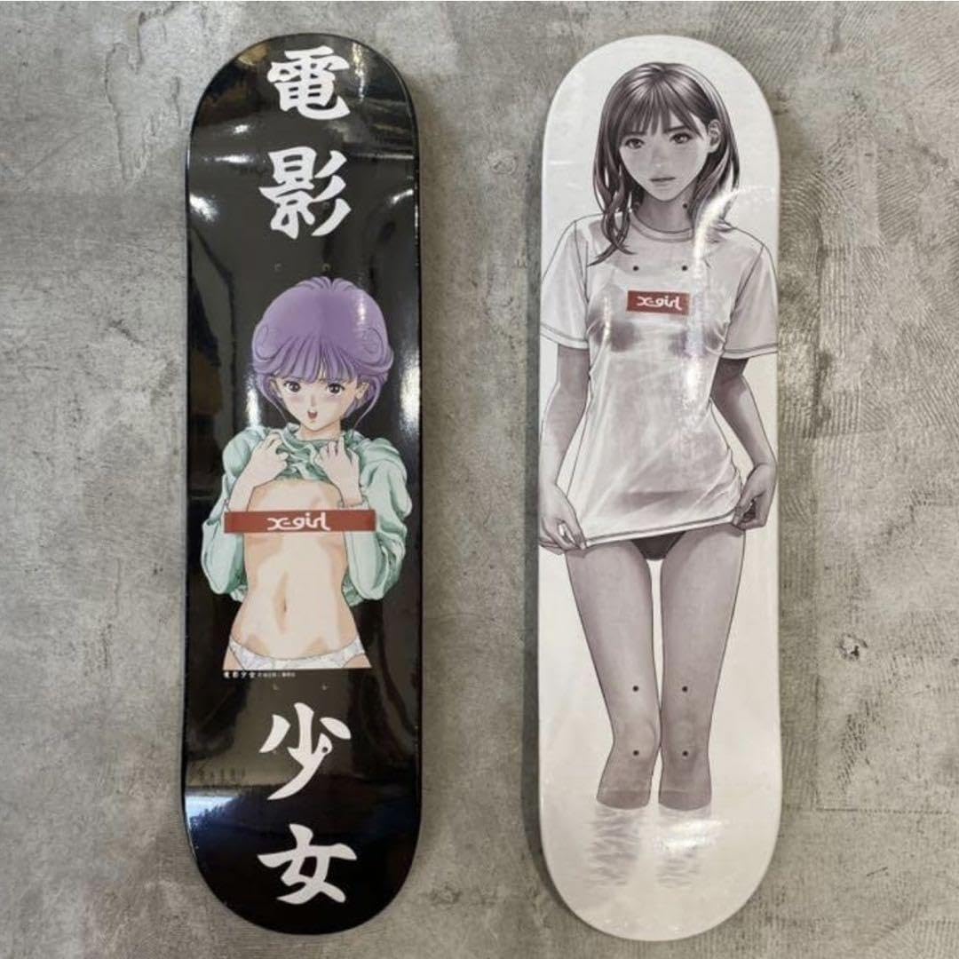 X-girl × 電影少女 桂正和 スケートボード デッキ X-girl × 電影少女