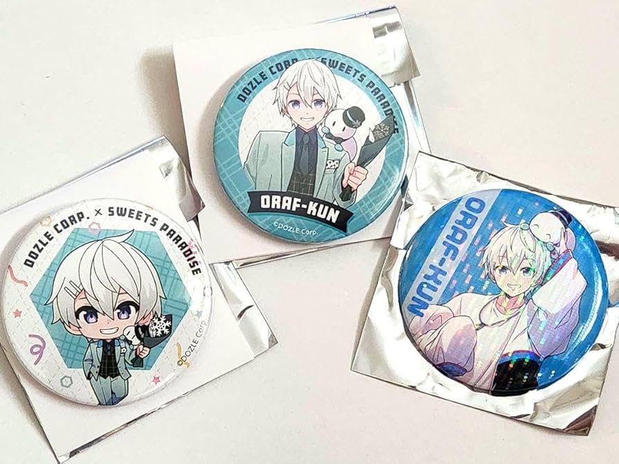 ドズル社 おらふくん 缶バッジ まとめ売り ドズル社 おらふくん すわ