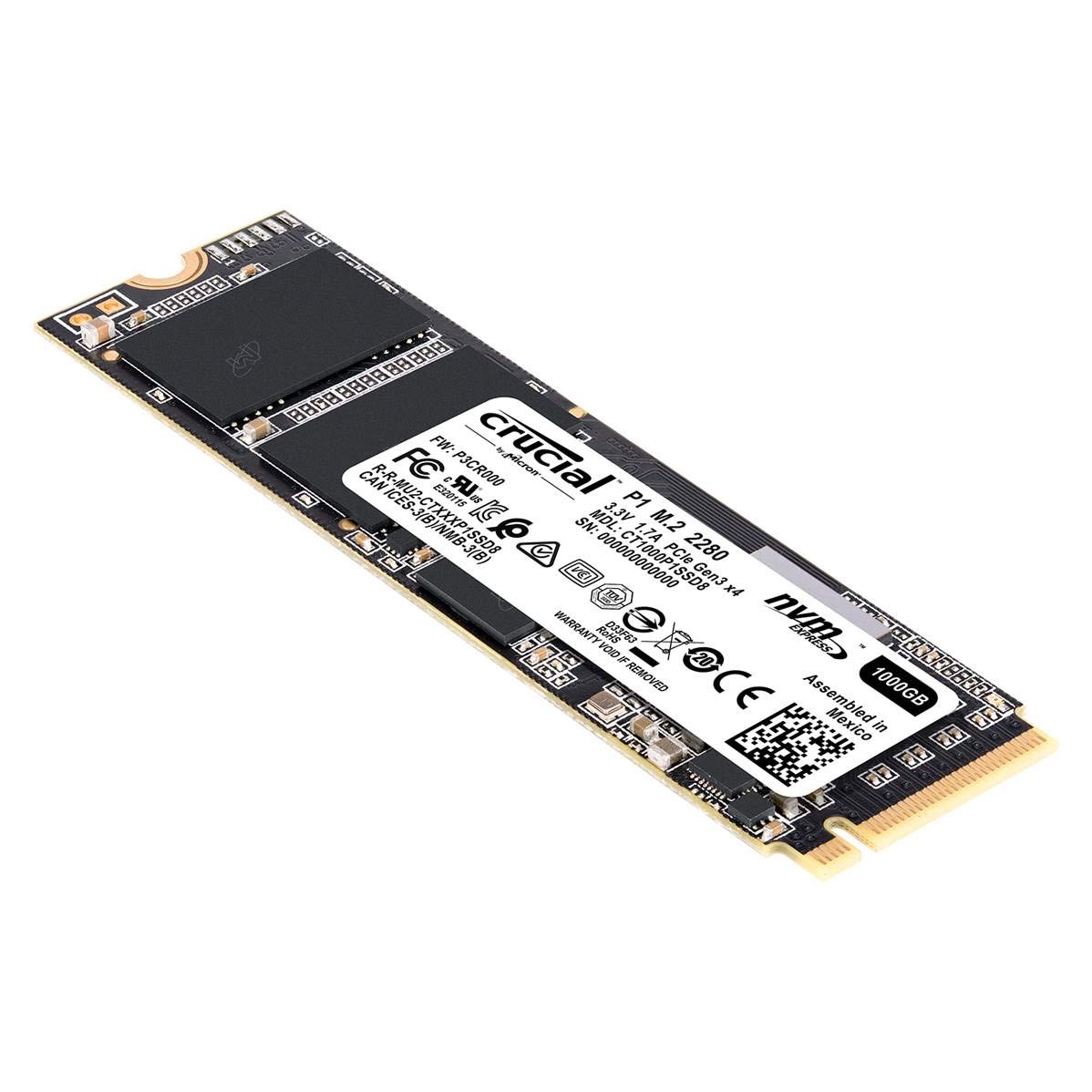 Amazon.com: Crucial P1 1TB 3D NAND Nvme PCIe M.2 SSD