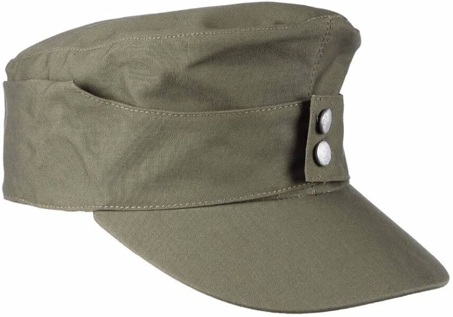 Amazon | WW2 ナチスドイツ軍 M43 陸軍 規格帽 フィールドグレー 緑