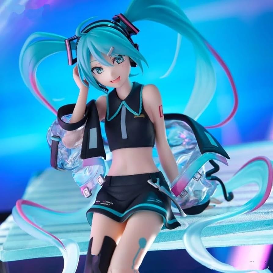 Amazon | 初音ミク フィギュア ネオンサイバー ぬーどるストッパー