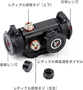 Amazon.co.jp: SWAMP DEER T-1タイプ レッドドットサイト ダットサイト