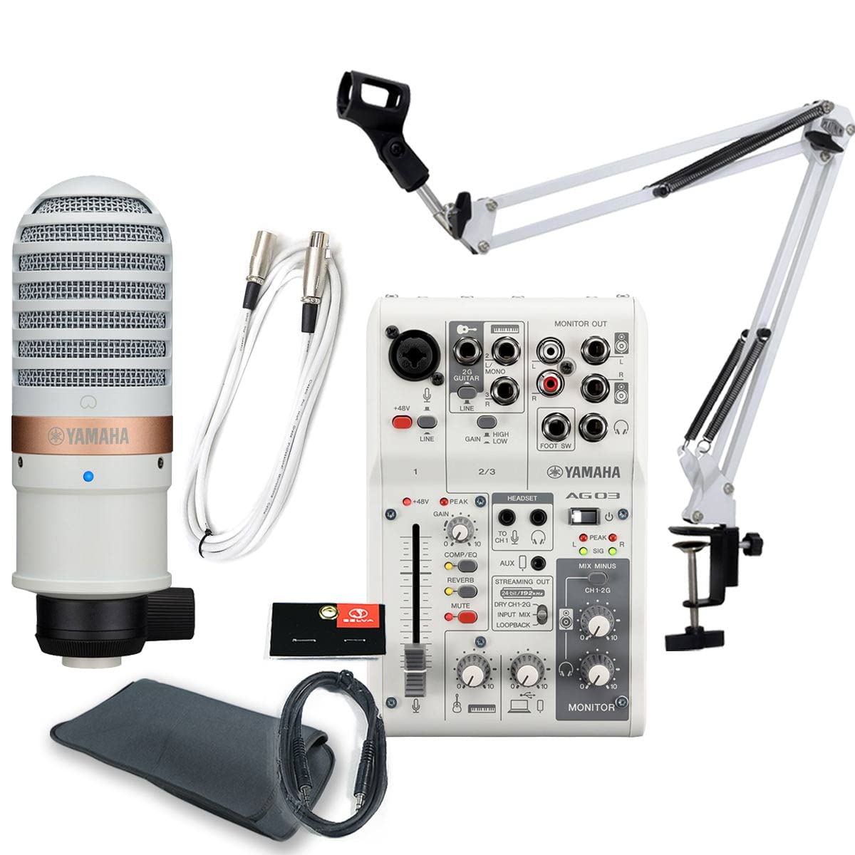 Amazon.co.jp: YAMAHA / AG03MK2 YCM01 WHITE PCユーザー向け 配信/DTM