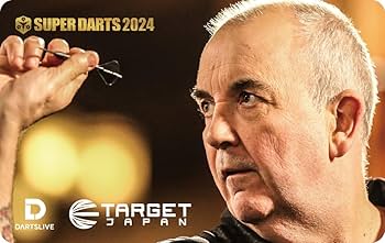 Amazon.co.jp: ダーツライブカード TARGET x SUPER DARTS 2024 Phil