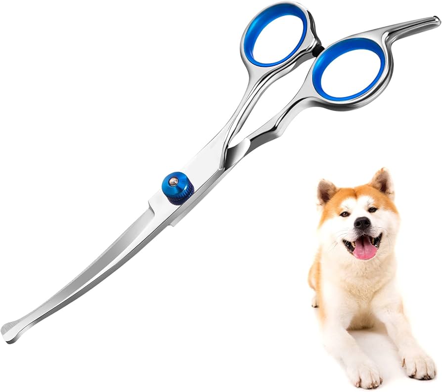 Amazon.co.jp: Hitchlike トリミング ハサミ カーブシザー 曲がった刃