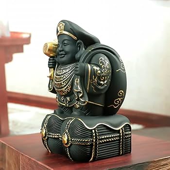 Amazon.co.jp: NOBONU仏像 開運招福七福神 大黒天 (高さ6cm×巾3.5cm