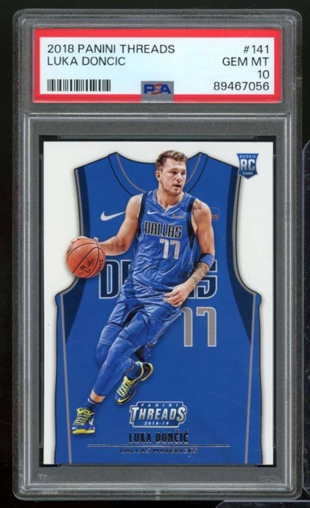 Amazon.com: Luka Doncic Rookie Card 2018-19 Panini Threads #141