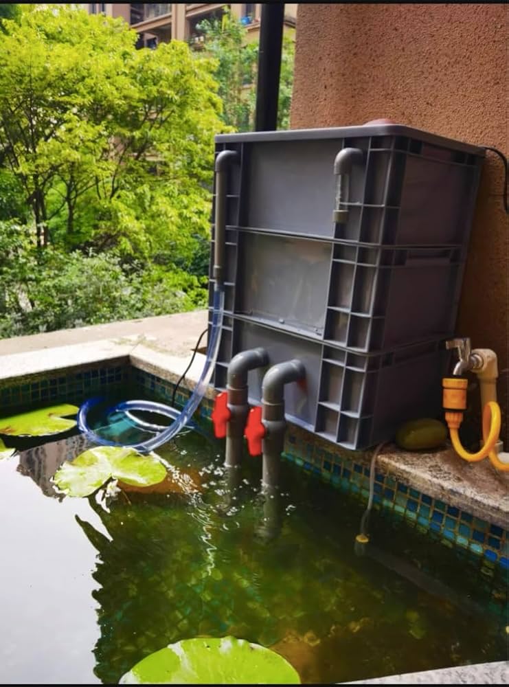 水中ポンプ25w付き濾過装置、大型水槽万能濾過装置濾過外部式濾過層