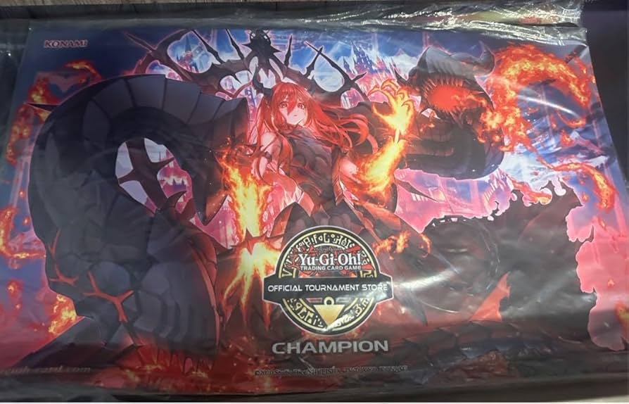 遊戯王 公式 プレイマット 賜炎の咎姫 WCS 2024 本物未開封 遊戯王 公式