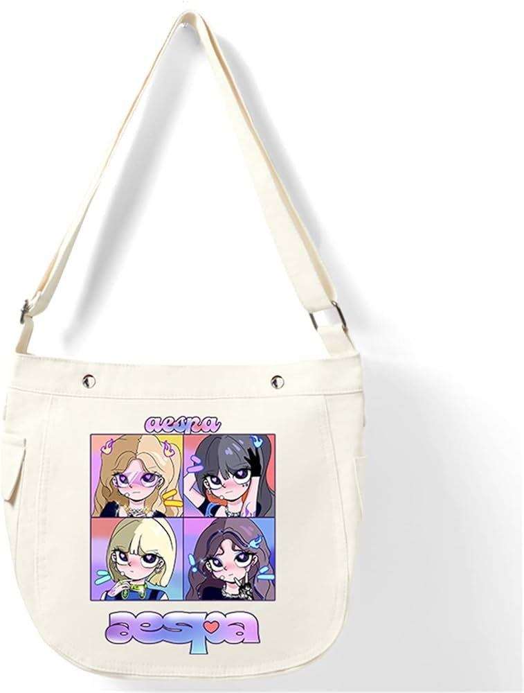 Amazon.co.jp: BANGXIONG aespa Kpop 周辺 ショルダーバッグ エスパ