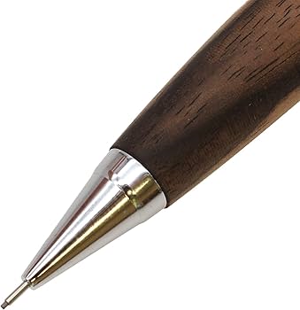 Amazon.co.jp: 002SV 木軸 シャープペンシル 0.5mm【黒柿/くろがき