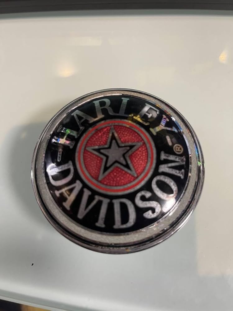 ハーレースポーツスター純正タンクキャップメダリオン七宝焼き