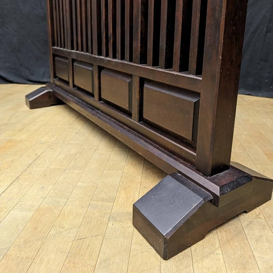 注文 北海道民芸家具 樺 カバ材 衝立 パーティション 間仕切り つい立