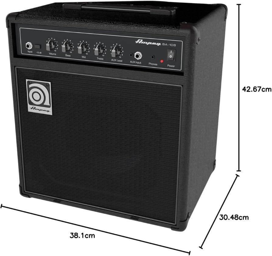 Amazon.co.jp: AMPEG BA-108 ベースコンボアンプ V2 : 楽器・音響機器
