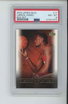 Amazon.com: 2003-04 Upper Deck Box Set #17 Lebron James ROOKIE RC