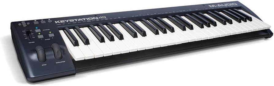 Amazon.co.jp: M-Audio USB MIDIキーボード 49鍵 ピアノ音源ソフト付属