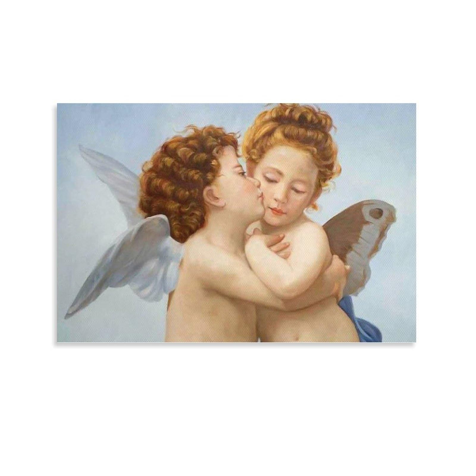 キャンバス プリントアート ブーグロー ファーストキス 絵画 額付