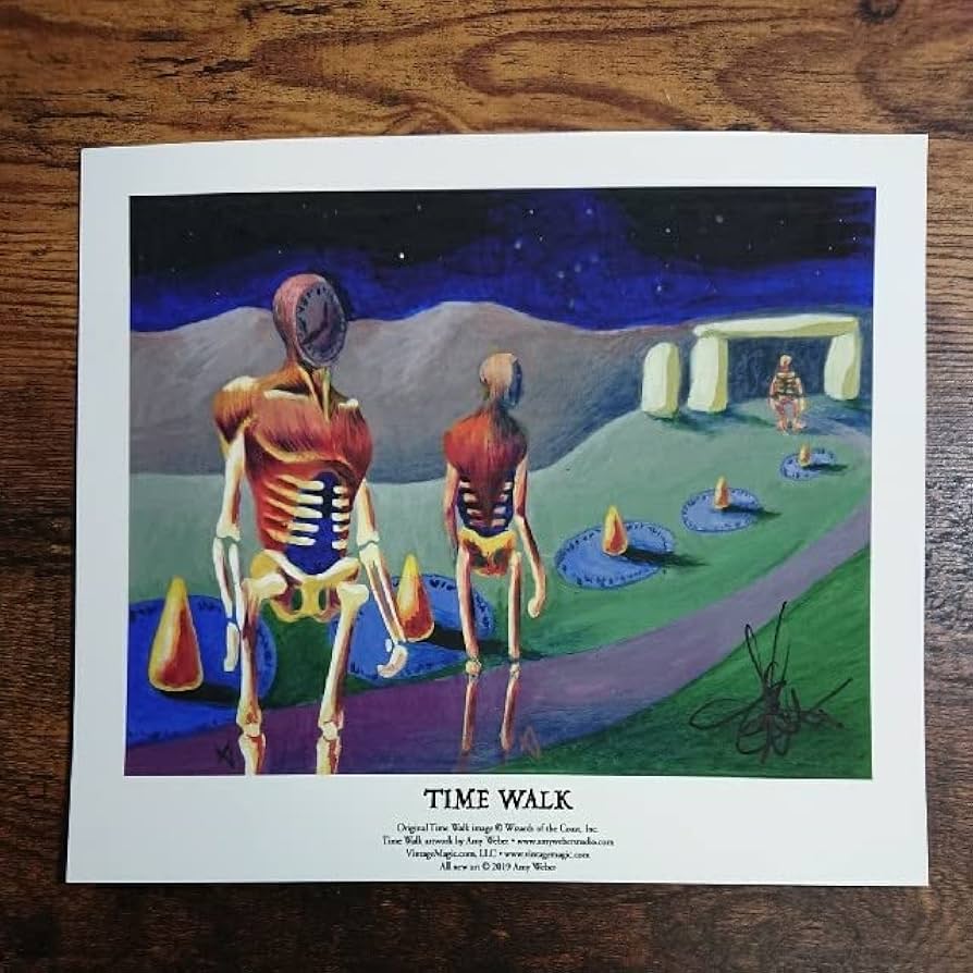 MTG Time Walk Amy Weber プレイマット MTG Time Walk Amy Weber